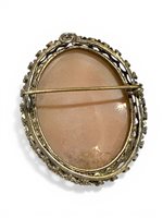 Brosche Mandile 1922 Dame Cammei  in Silber Conchiglia 2MSPCM40 - 2MSPCM40